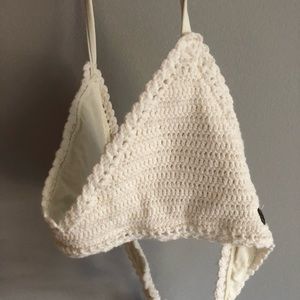 Billabong crochet swimsuit top